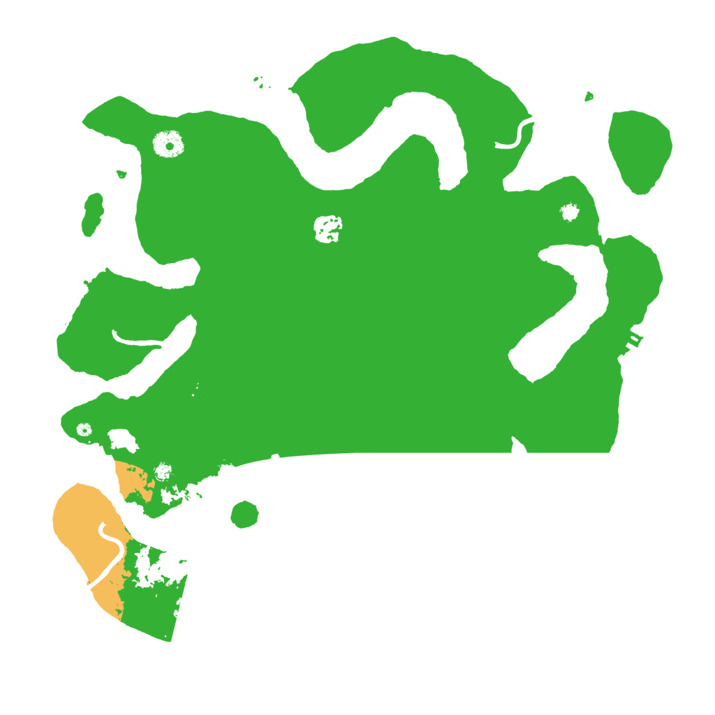 Biome Rust Map: Procedural Map, Size: 3700, Seed: 327654