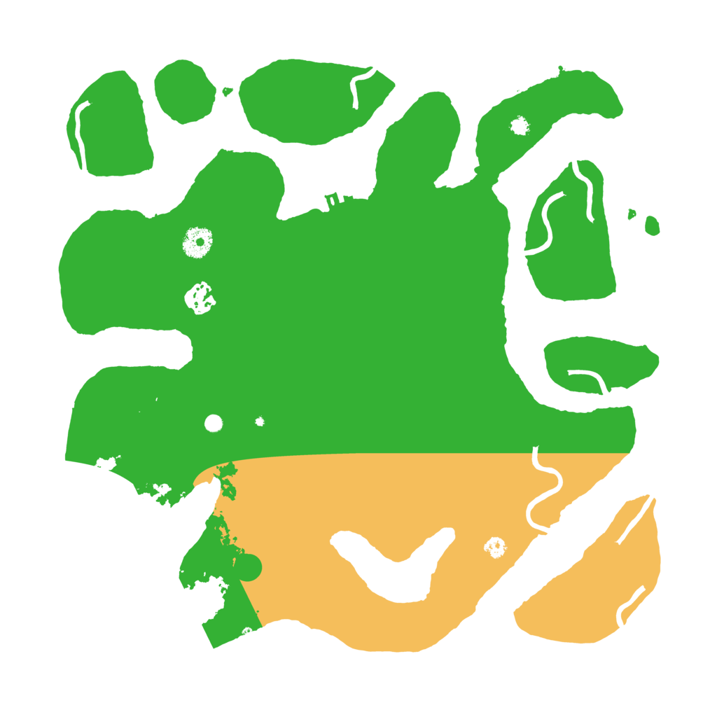 Biome Rust Map: Procedural Map, Size: 3550, Seed: 1197369025