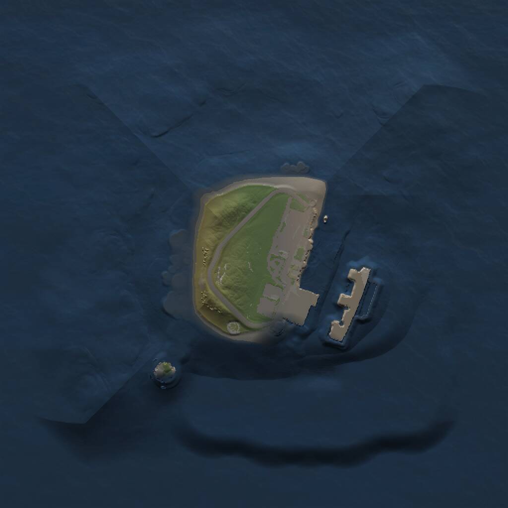 Rust Map: Procedural Map, Size: 1000, Seed: 415171218, 2 Monuments