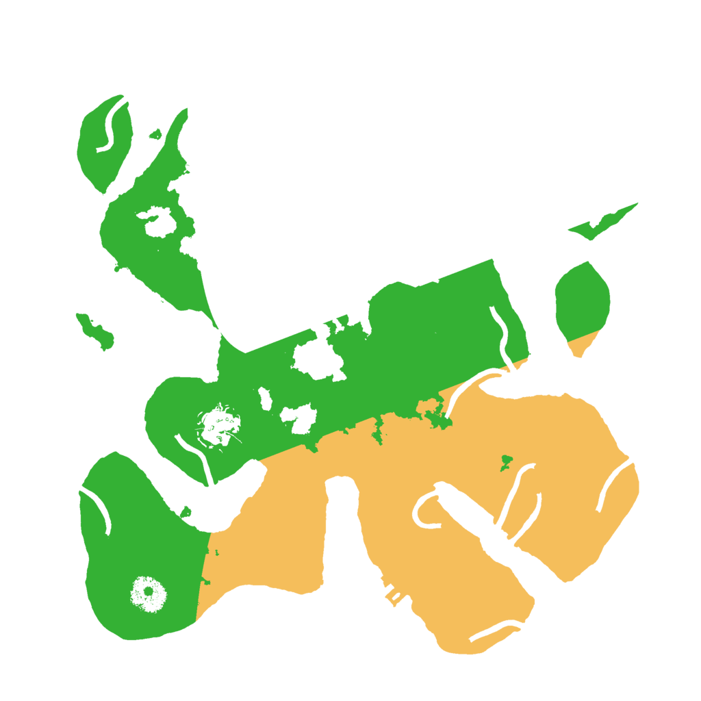 Biome Rust Map: Procedural Map, Size: 3000, Seed: 987684