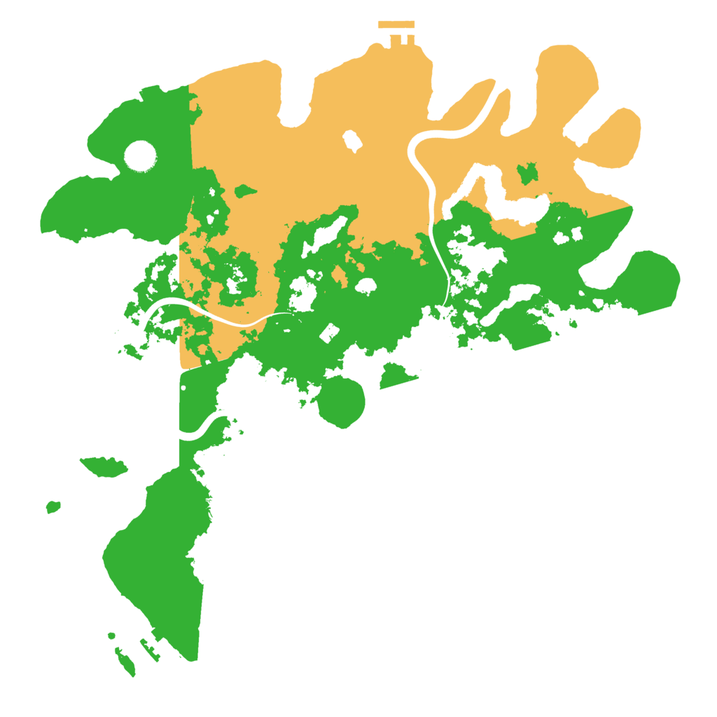 Biome Rust Map: Procedural Map, Size: 4000, Seed: 762546965