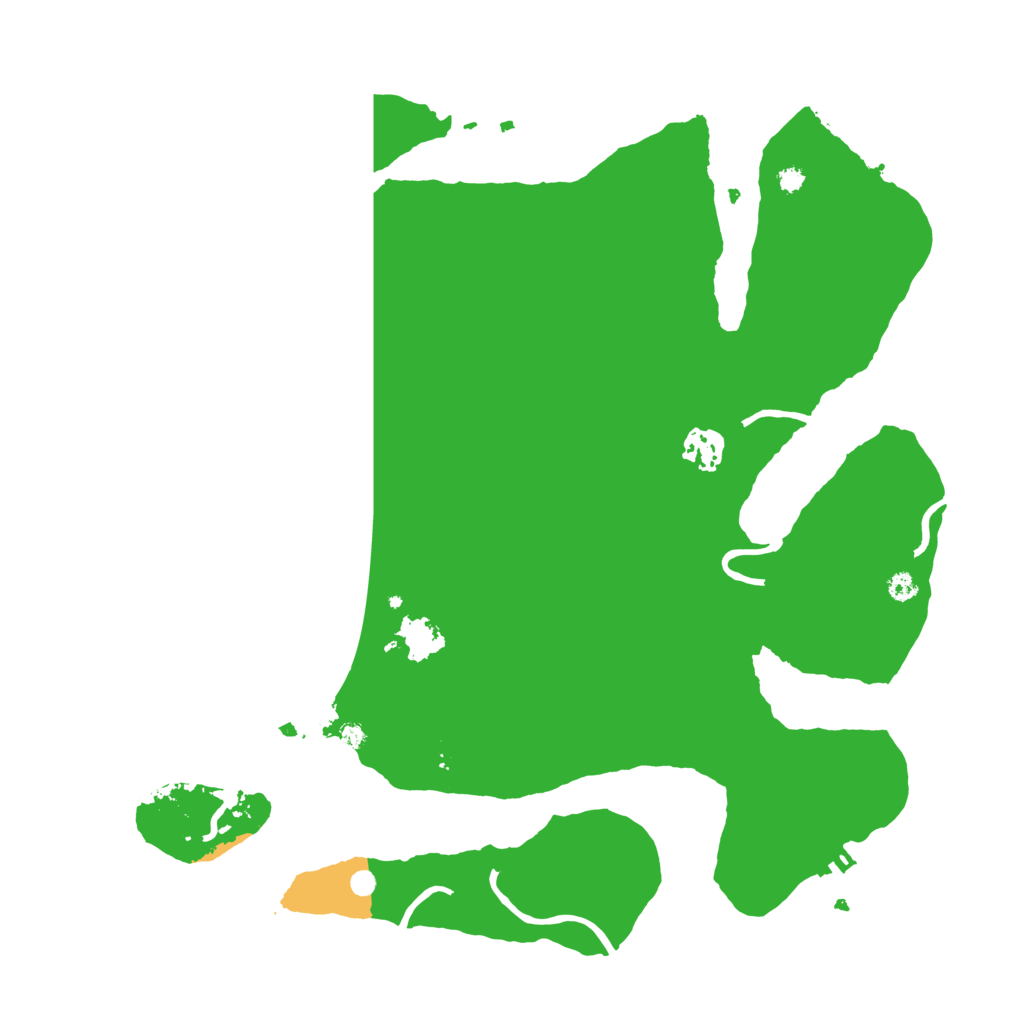 Biome Rust Map: Procedural Map, Size: 3600, Seed: 11145141