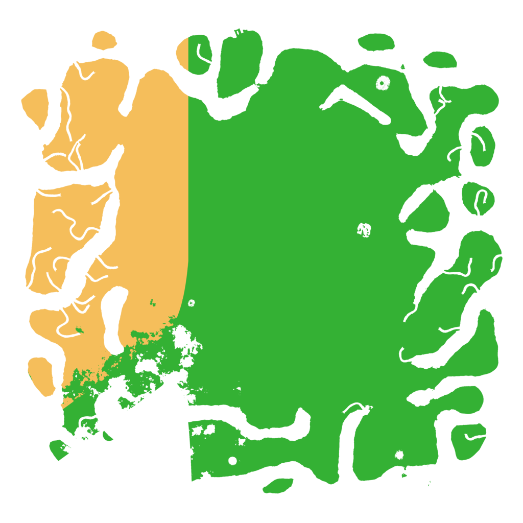 Biome Rust Map: Procedural Map, Size: 5500, Seed: 7273501