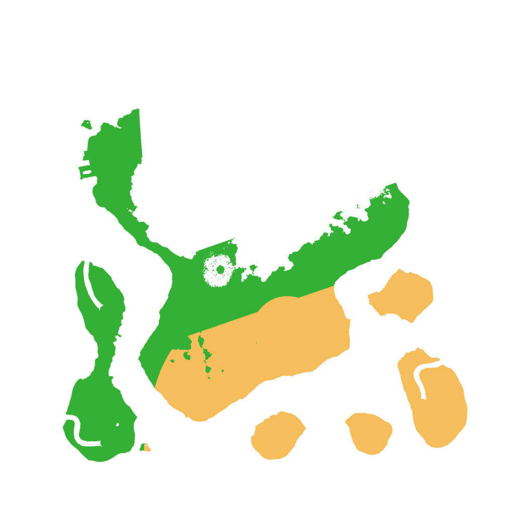 Biome Rust Map: Procedural Map, Size: 2500, Seed: 6740