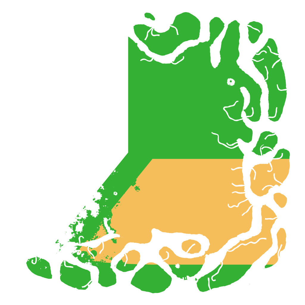 Biome Rust Map: Procedural Map, Size: 6000, Seed: 1224