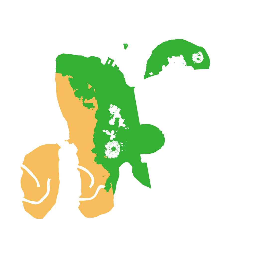 Biome Rust Map: Procedural Map, Size: 2300, Seed: 63014487