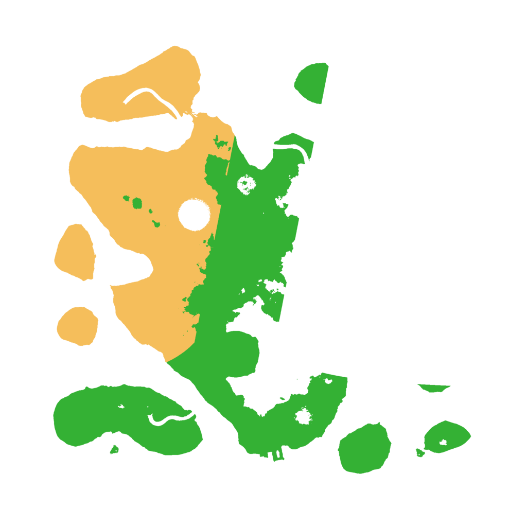 Biome Rust Map: Procedural Map, Size: 3000, Seed: 94454493