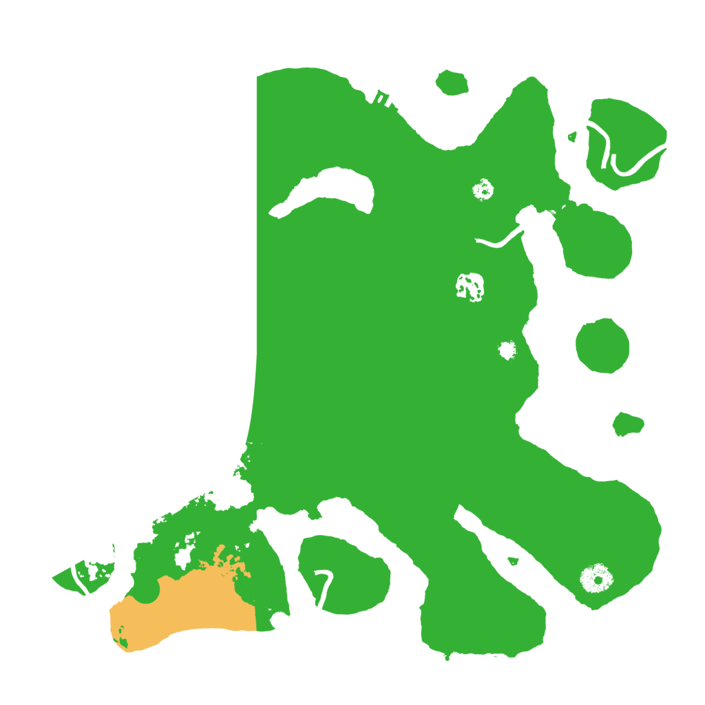 Biome Rust Map: Procedural Map, Size: 3500, Seed: 2070623336