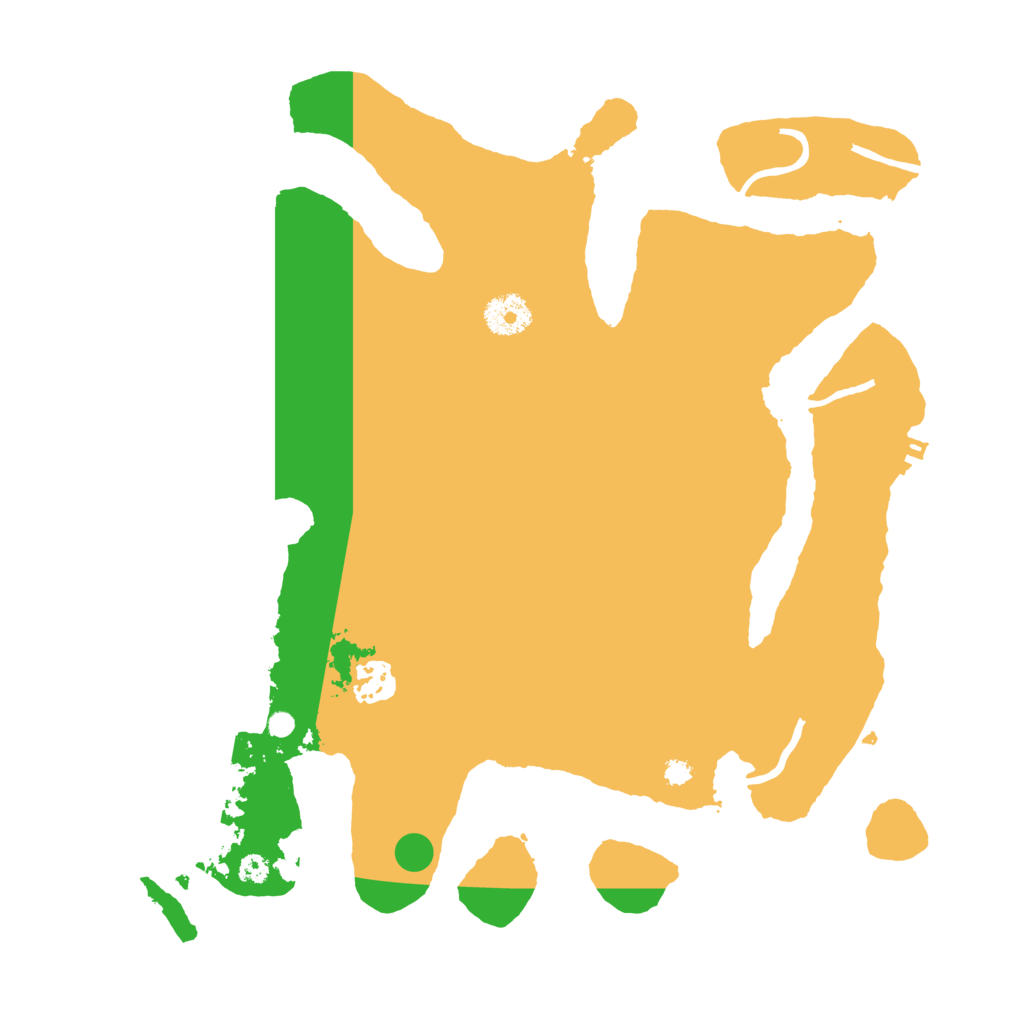 Biome Rust Map: Procedural Map, Size: 3500, Seed: 54622728