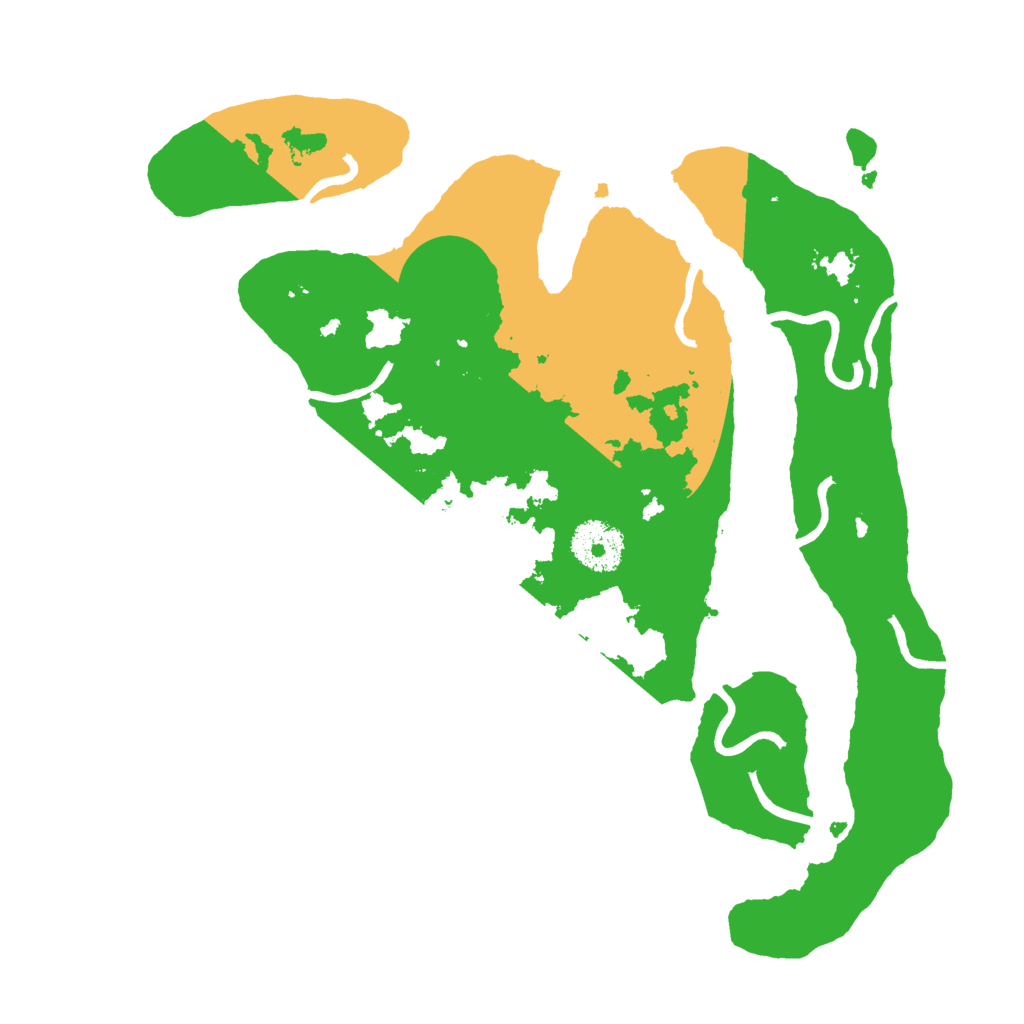 Biome Rust Map: Procedural Map, Size: 3000, Seed: 423591479