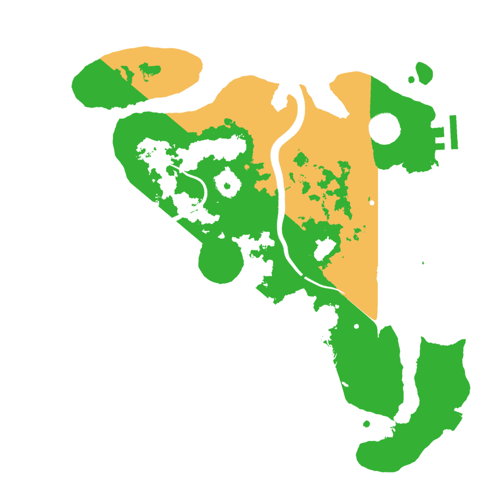 Biome Rust Map: Procedural Map, Size: 3000, Seed: 423591479