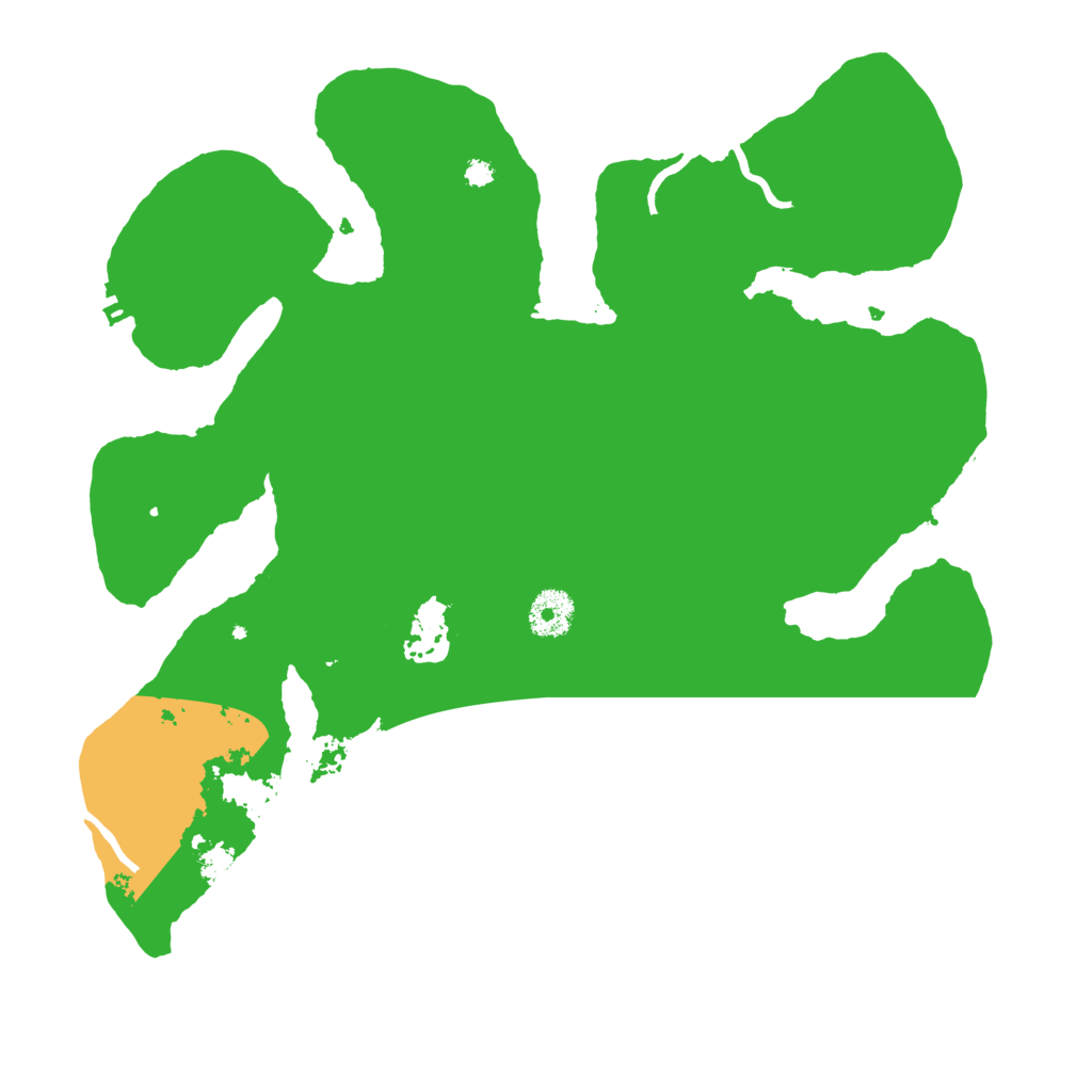 Biome Rust Map: Procedural Map, Size: 3500, Seed: 1130815561