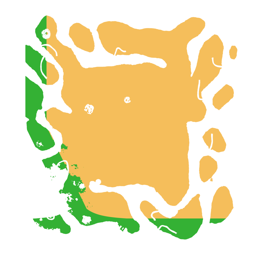 Biome Rust Map: Procedural Map, Size: 4000, Seed: 13324