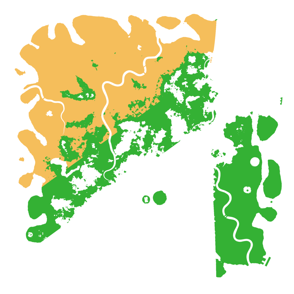 Biome Rust Map: Procedural Map, Size: 6000, Seed: 1597413329
