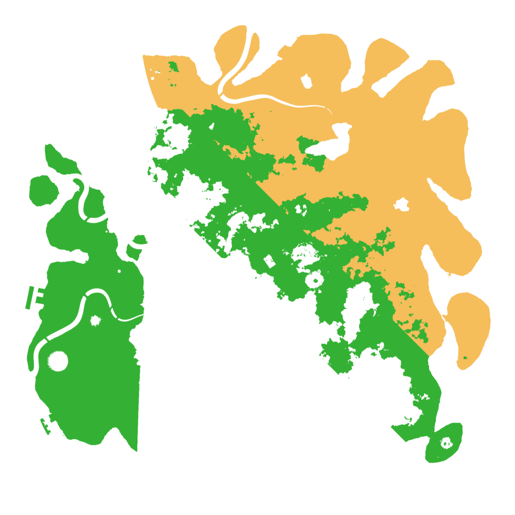 Biome Rust Map: Procedural Map, Size: 4500, Seed: 1909697228