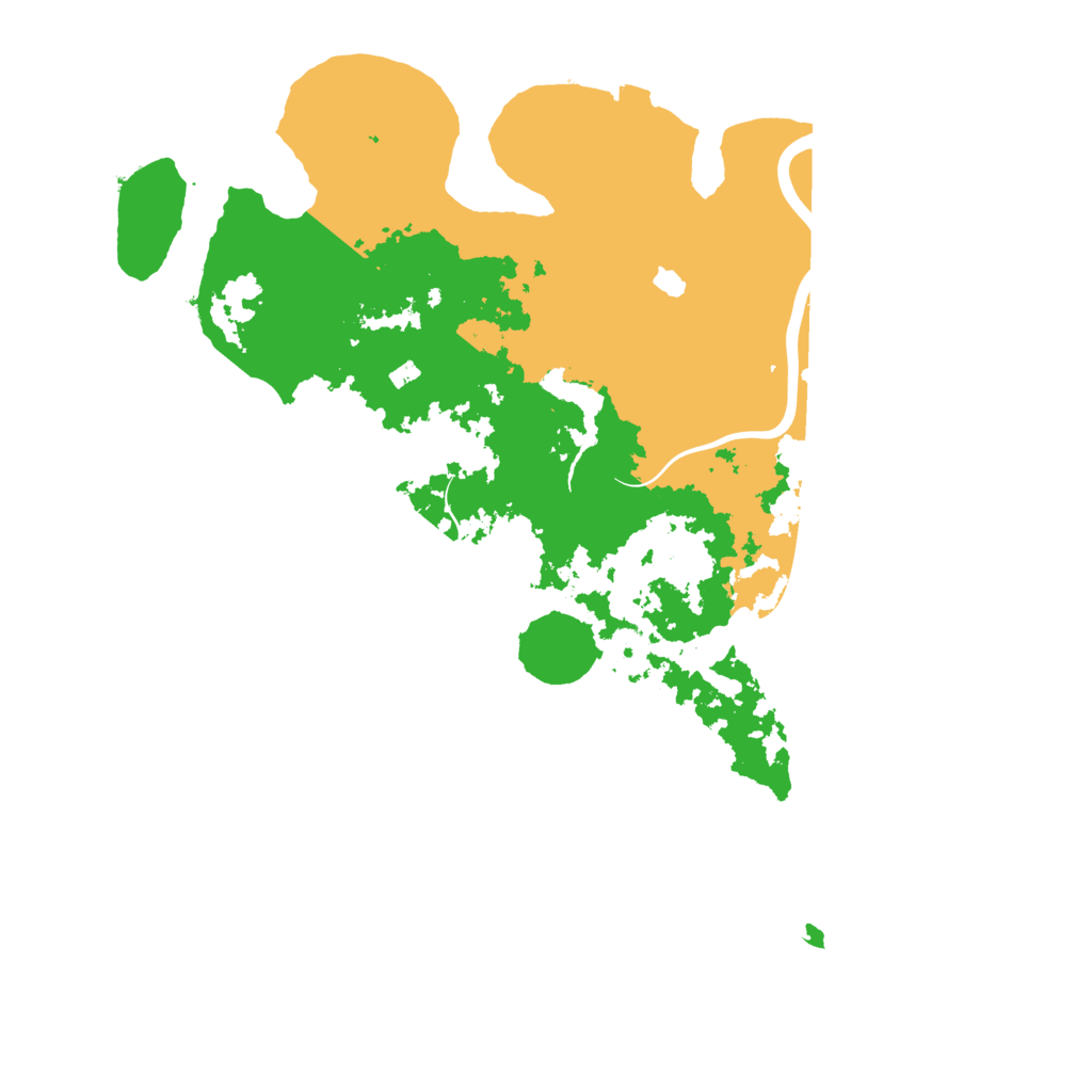 Biome Rust Map: Procedural Map, Size: 4050, Seed: 438898285