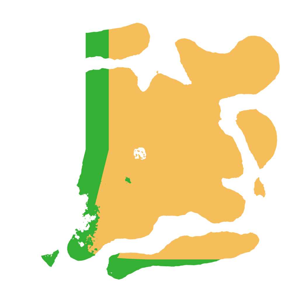 Biome Rust Map: Barren, Size: 3500, Seed: 895