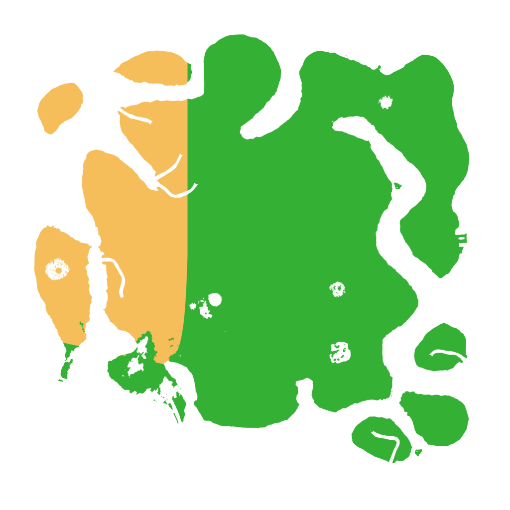 Biome Rust Map: Procedural Map, Size: 3500, Seed: 323784321