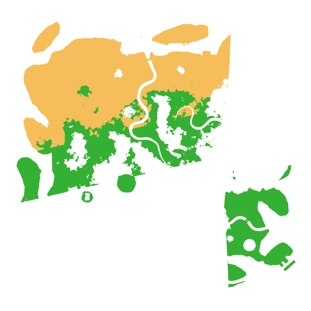Biome Rust Map: Procedural Map, Size: 4500, Seed: 248334970
