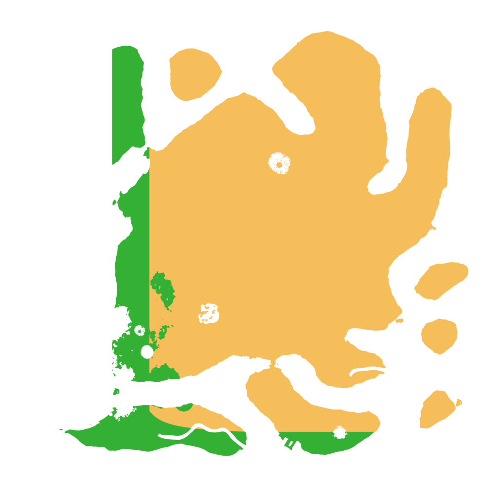 Biome Rust Map: Procedural Map, Size: 3500, Seed: 229080