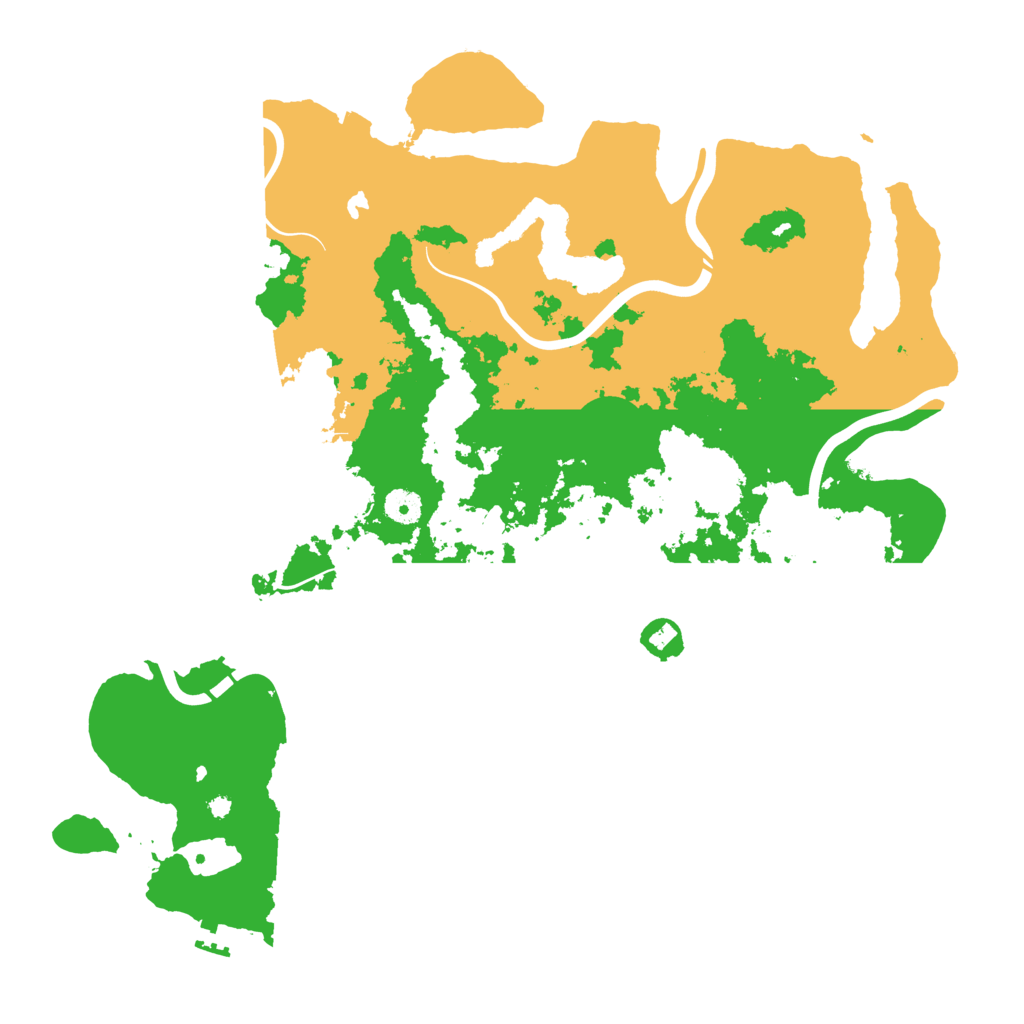 Biome Rust Map: Procedural Map, Size: 4250, Seed: 1161475178