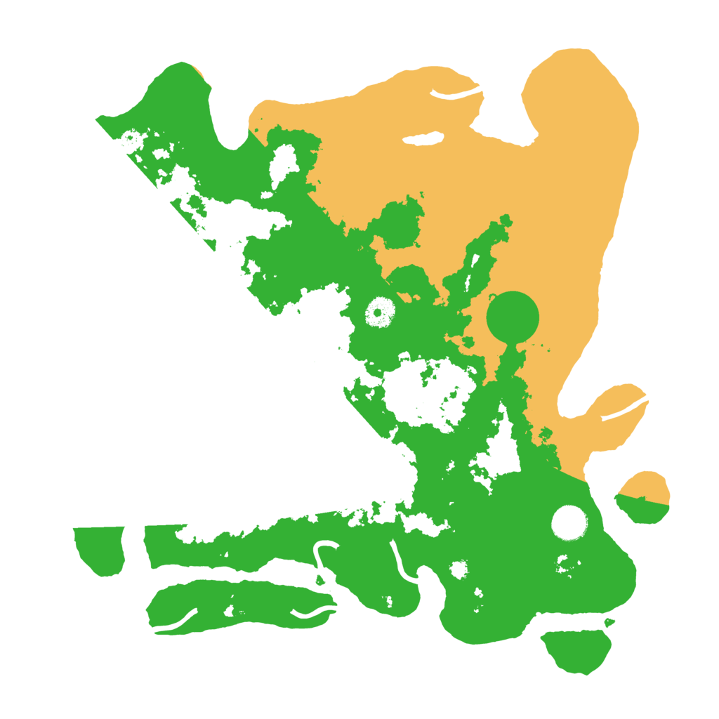 Biome Rust Map: Procedural Map, Size: 3600, Seed: 21325689
