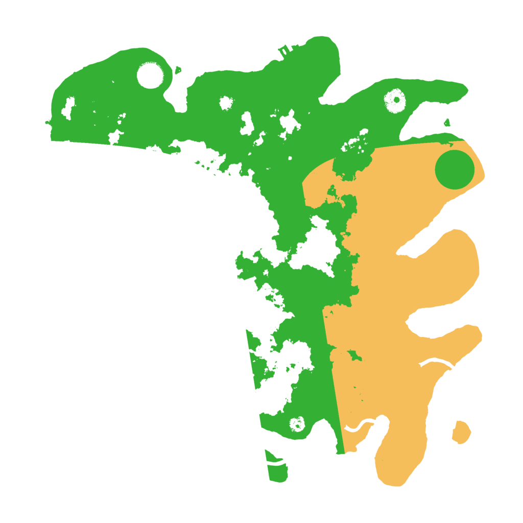 Biome Rust Map: Procedural Map, Size: 3500, Seed: 6192020