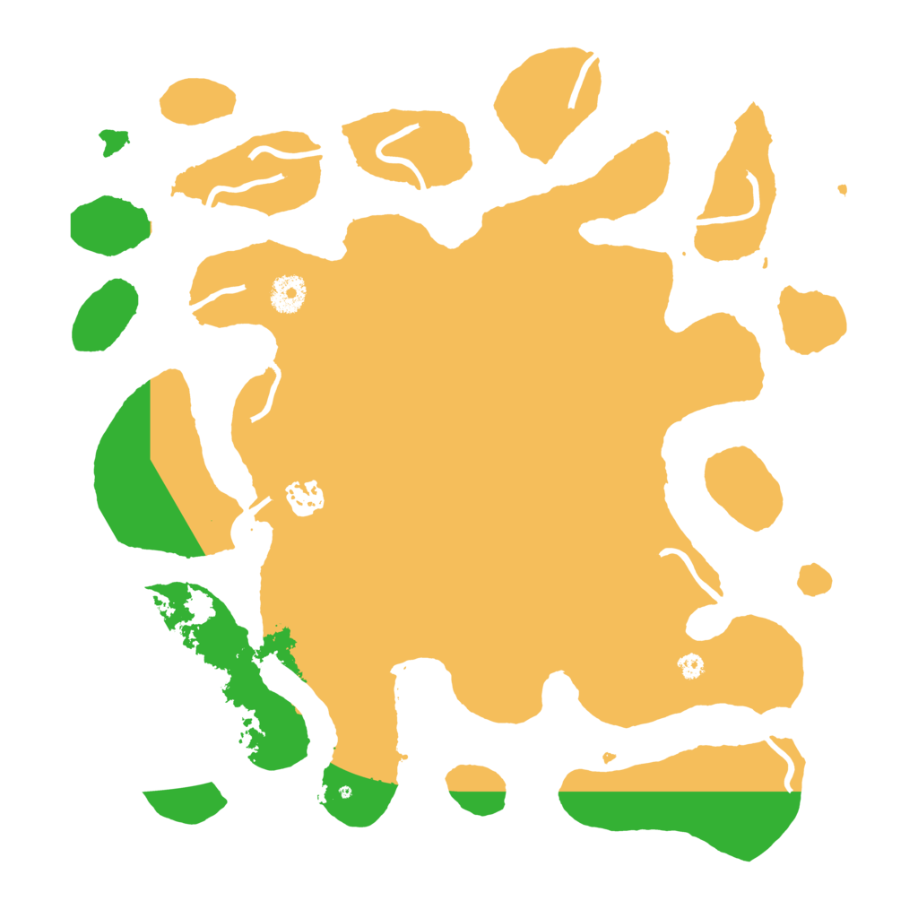 Biome Rust Map: Procedural Map, Size: 3700, Seed: 51123