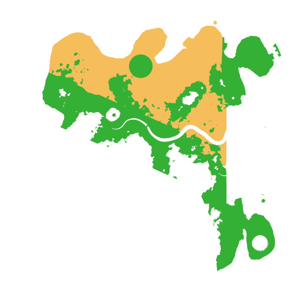 Biome Rust Map: Procedural Map, Size: 3400, Seed: 844341855