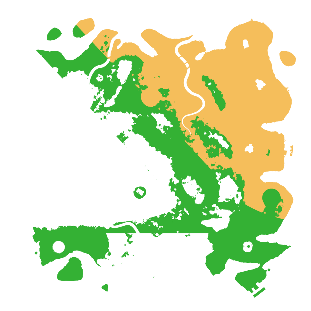 Biome Rust Map: Procedural Map, Size: 4500, Seed: 18948