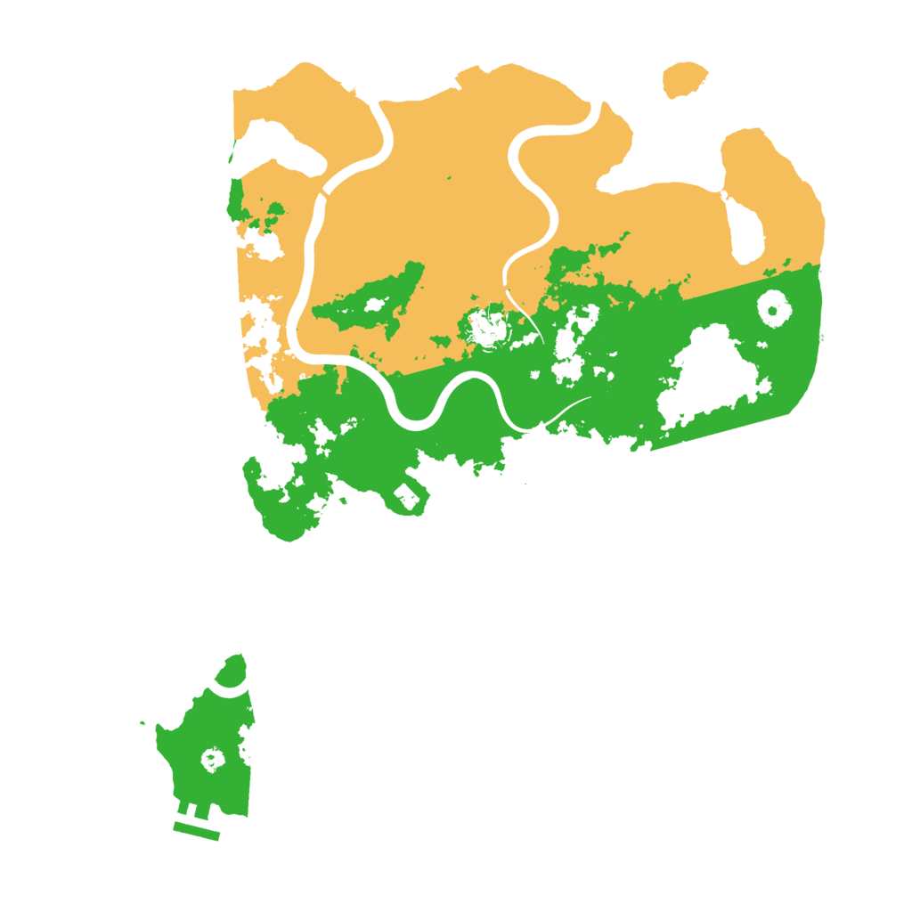 Biome Rust Map: Procedural Map, Size: 3950, Seed: 1832320488