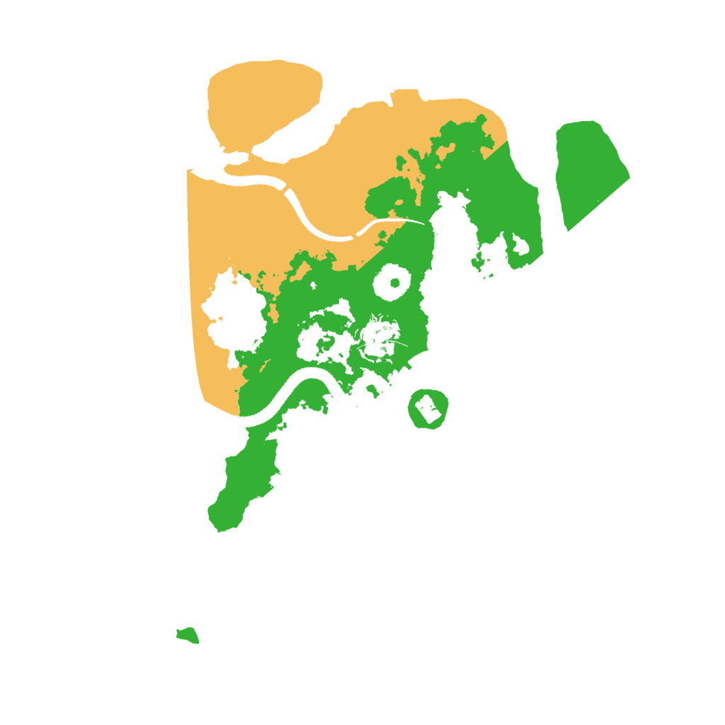 Biome Rust Map: Procedural Map, Size: 3000, Seed: 37464