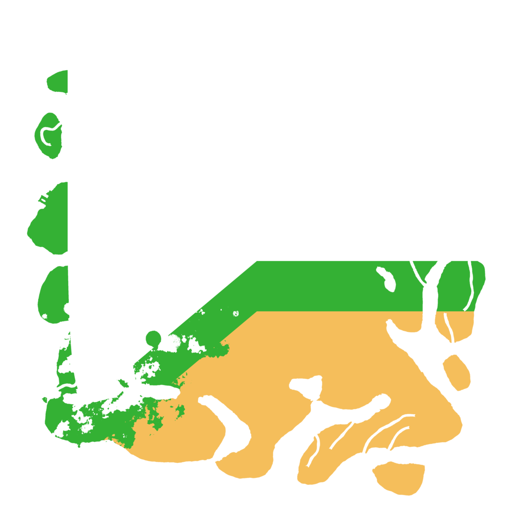 Biome Rust Map: Procedural Map, Size: 4444, Seed: 28176