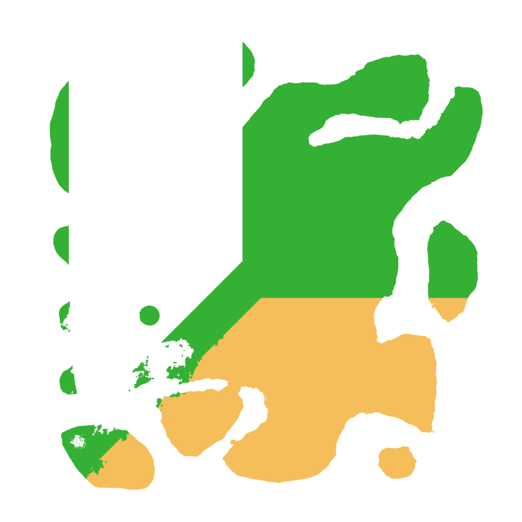 Biome Rust Map: Barren, Size: 3500, Seed: 91598780