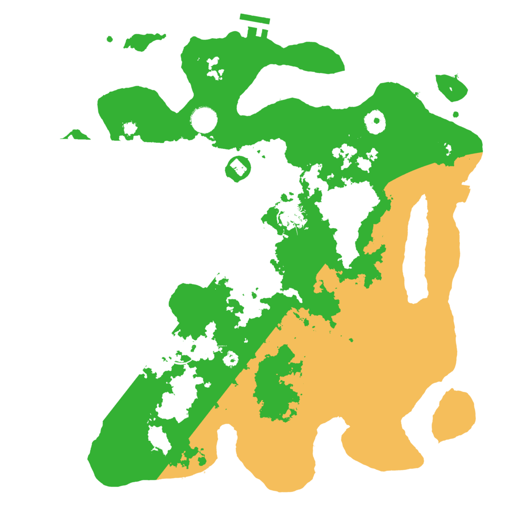 Biome Rust Map: Procedural Map, Size: 3500, Seed: 312693526