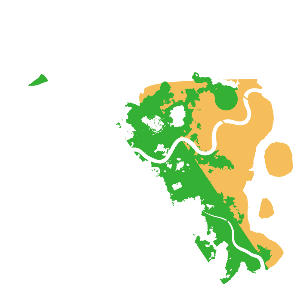 Biome Rust Map: Procedural Map, Size: 3550, Seed: 31886