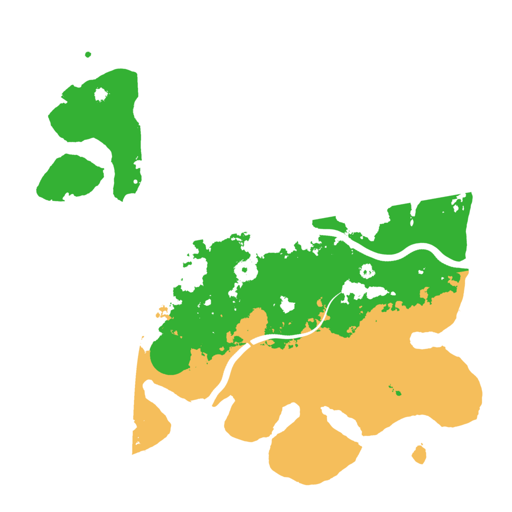 Biome Rust Map: Procedural Map, Size: 3500, Seed: 259265968