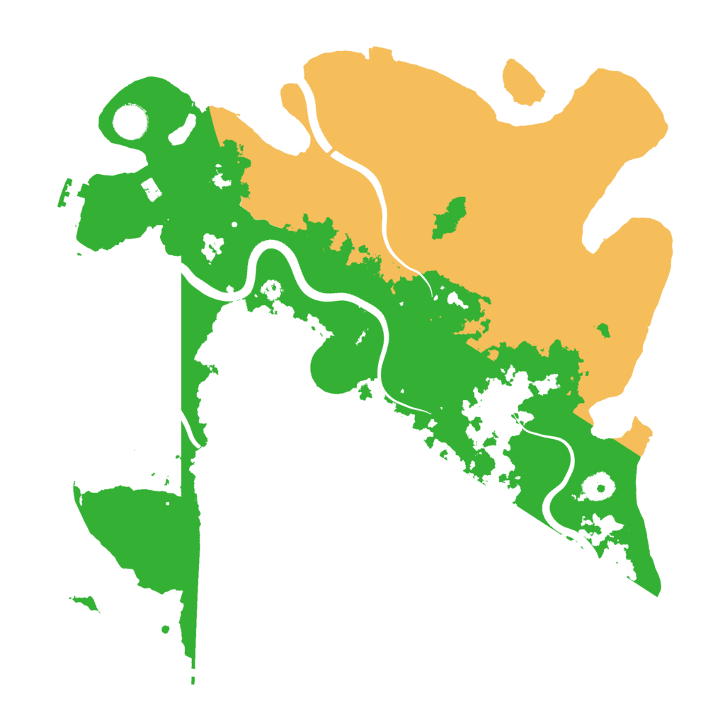 Biome Rust Map: Procedural Map, Size: 3650, Seed: 10211