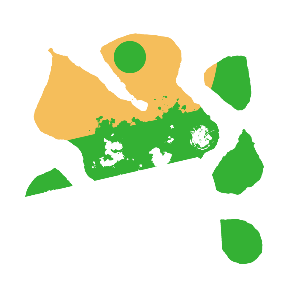 Biome Rust Map: Barren, Size: 2500, Seed: 26