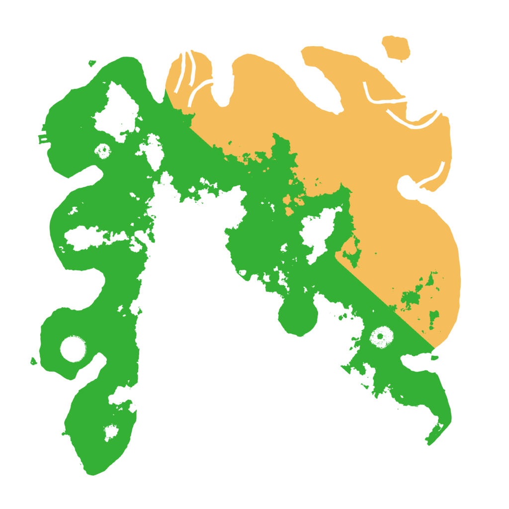 Biome Rust Map: Procedural Map, Size: 3500, Seed: 1961733153