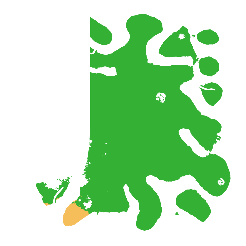 Biome Rust Map: Procedural Map, Size: 3700, Seed: 2013831314