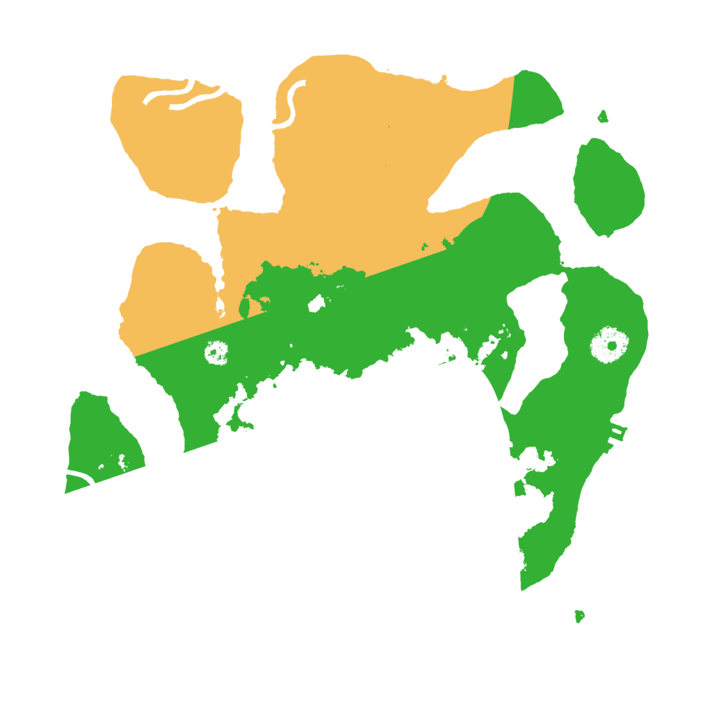 Biome Rust Map: Procedural Map, Size: 3000, Seed: 1257904684