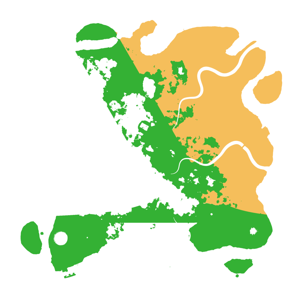 Biome Rust Map: Procedural Map, Size: 3850, Seed: 877561577