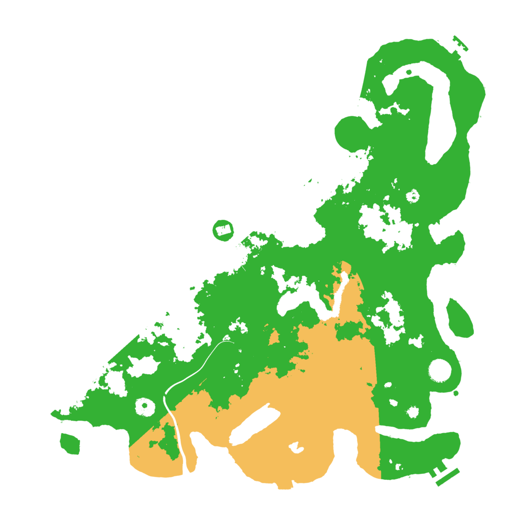 Biome Rust Map: Procedural Map, Size: 4000, Seed: 9871