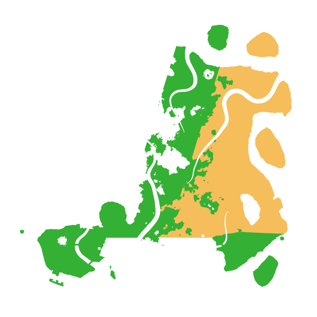 Biome Rust Map: Procedural Map, Size: 3150, Seed: 62804988