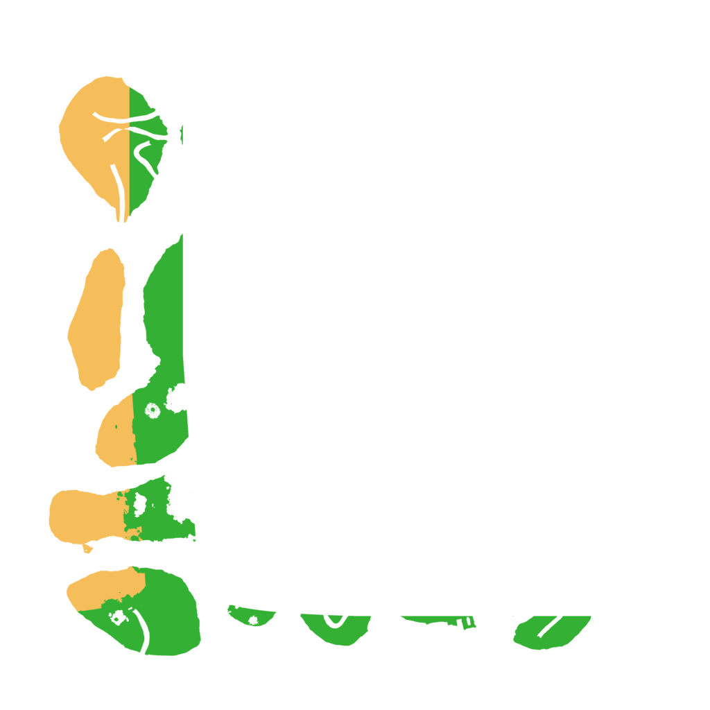 Biome Rust Map: Procedural Map, Size: 3500, Seed: 268