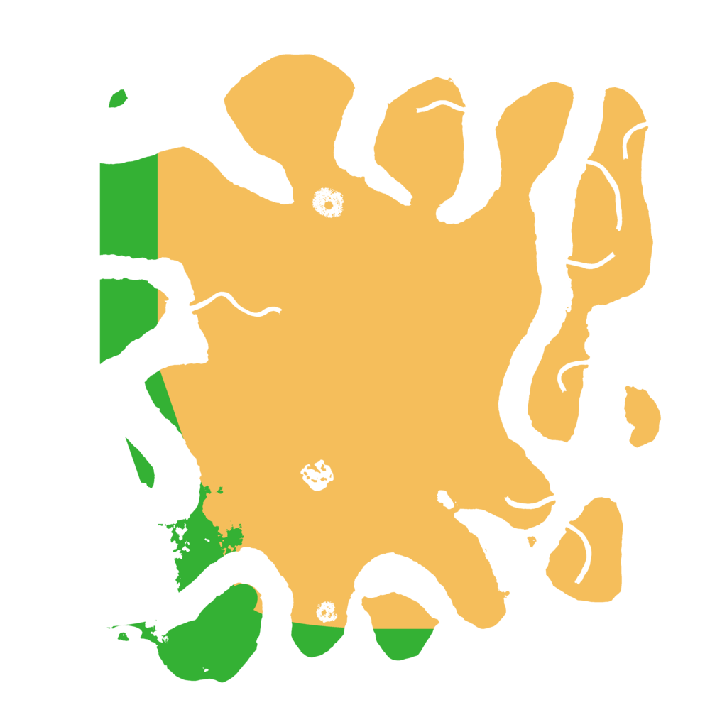 Biome Rust Map: Procedural Map, Size: 3600, Seed: 473829