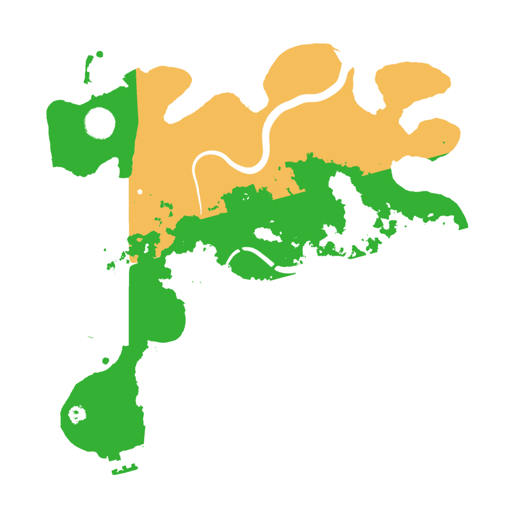 Biome Rust Map: Procedural Map, Size: 3000, Seed: 1260374461