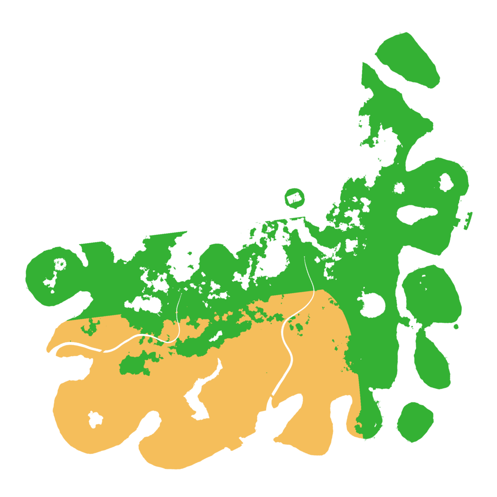 Biome Rust Map: Procedural Map, Size: 4050, Seed: 1067430212