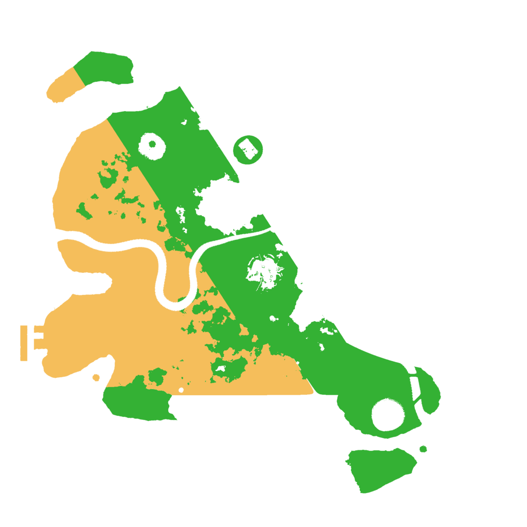 Biome Rust Map: Procedural Map, Size: 3000, Seed: 460118961